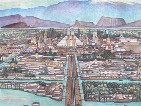 Sự Trỗi Dậy Của Tenochtitlan: Trung Tâm Chuyên Nghiệp Thuộc Văn Minh Aztec Và Sự Phát Triển Xanh của Vẽ Họa và Kiến Trúc